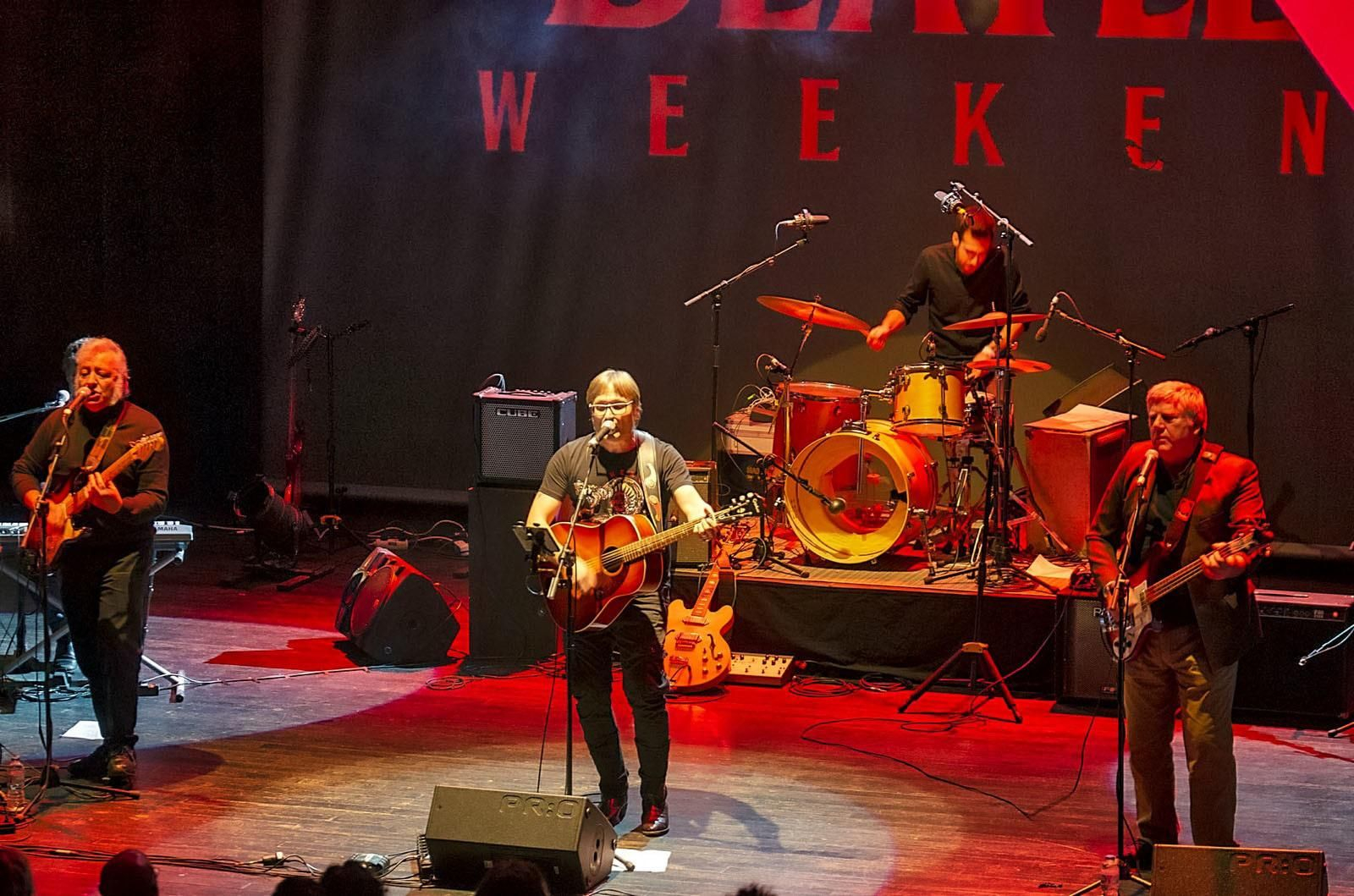 La banda almeriense The Karamel con Chipo Martínez y Antonio Pérez ‘El Rubio’