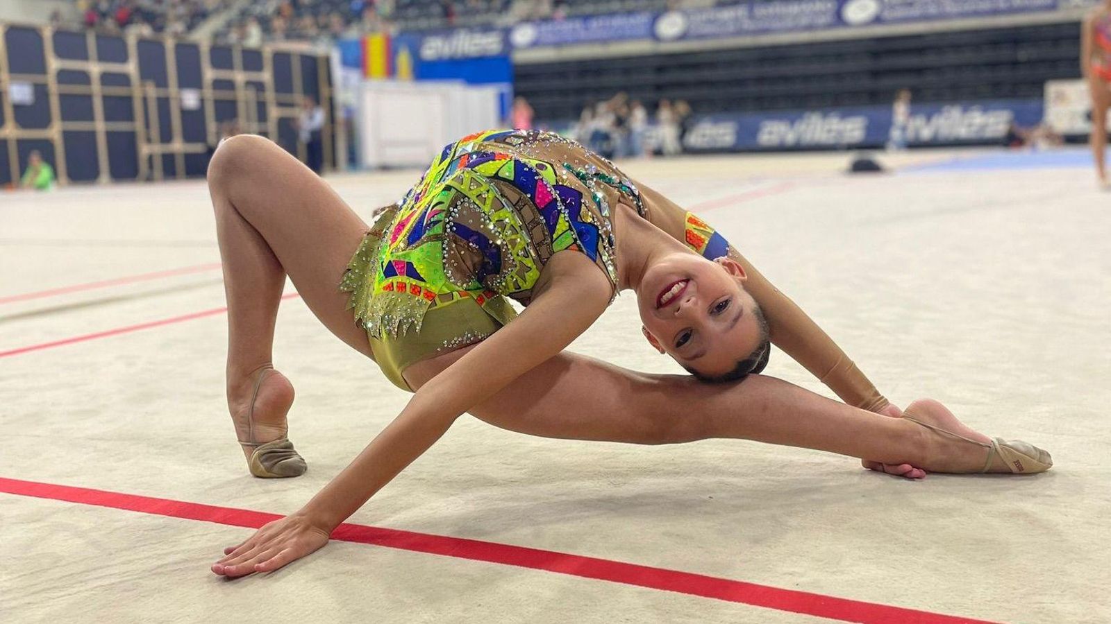 La gimnasta Carmen López.