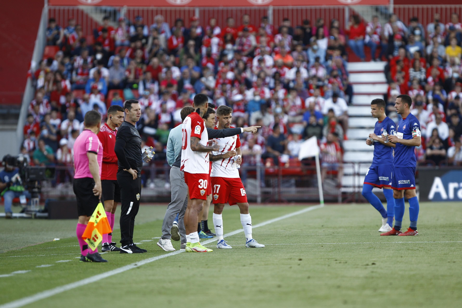 Imágenes del partido U.D. Almería-S.D. Amorebieta