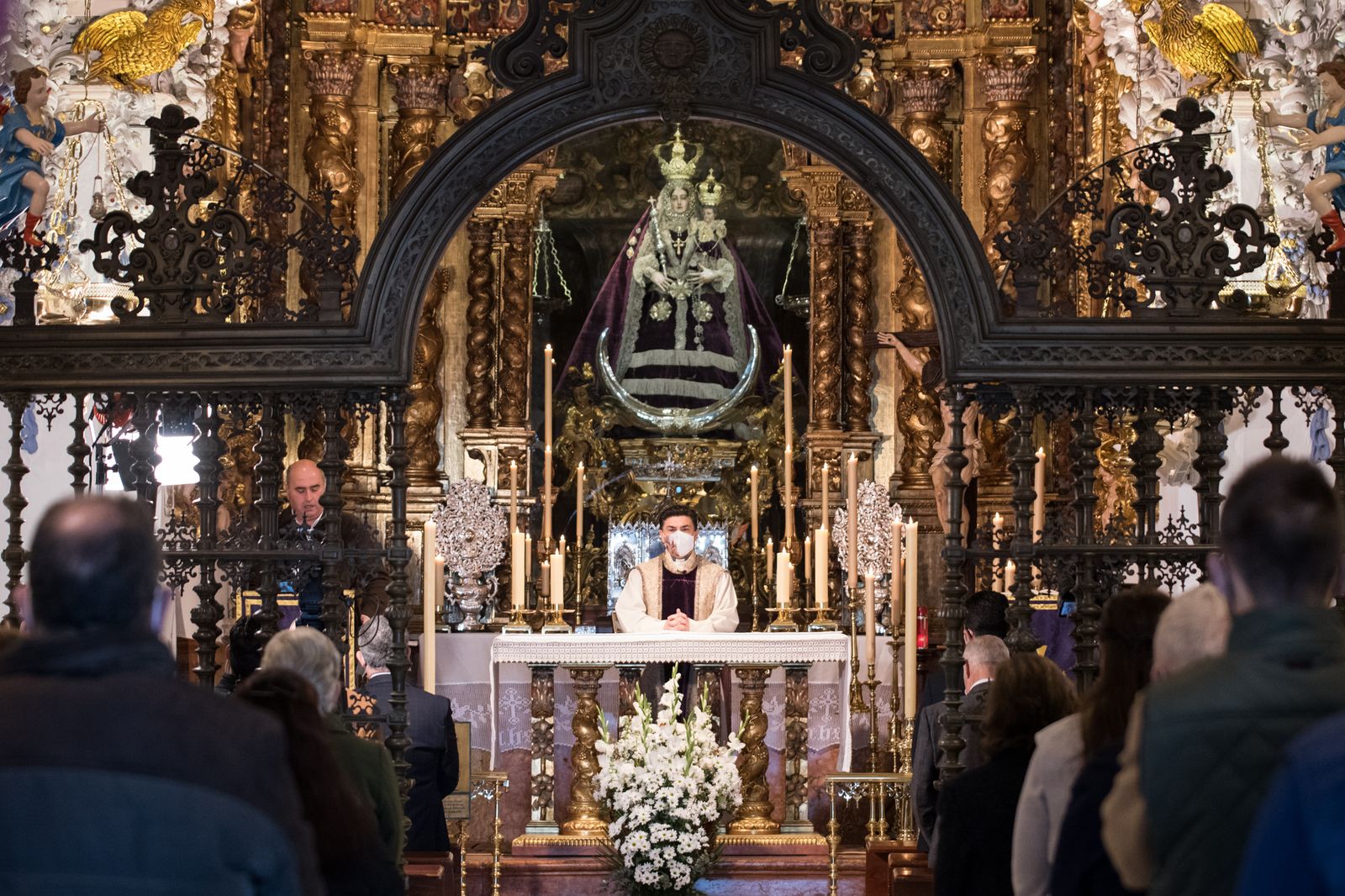 Misa del Santero en el Real Santuario Diocesano de María Santísima de Araceli.