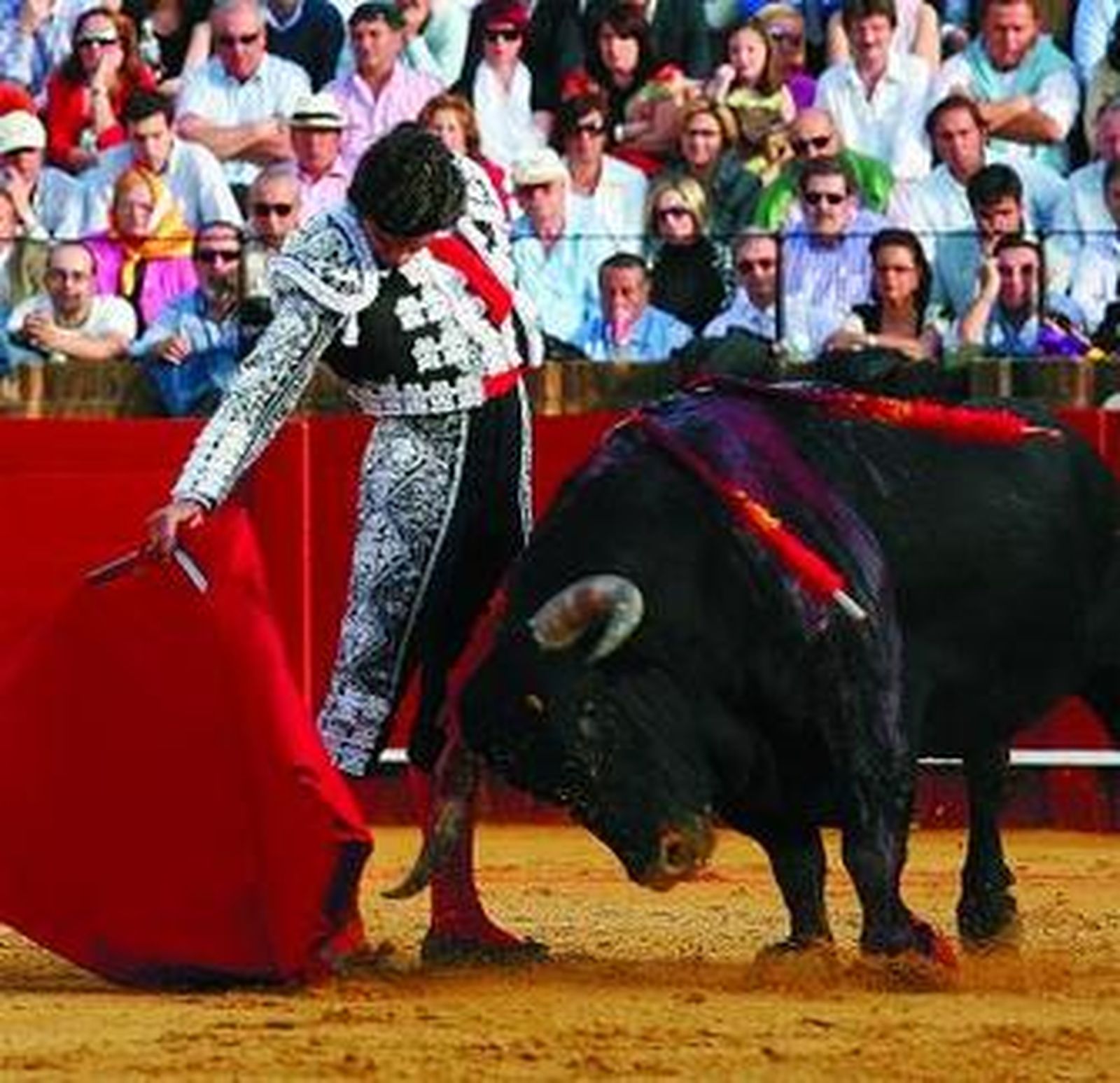 Morante, ayer, en La Maestranza.