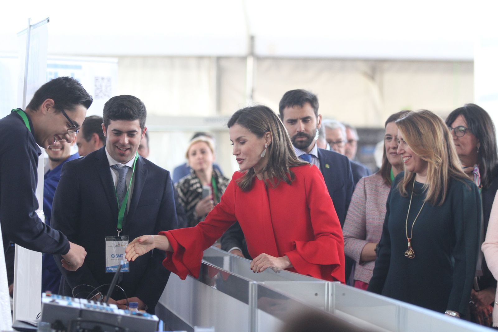 Imágenes de la visita de la reina Letizia a Huelva