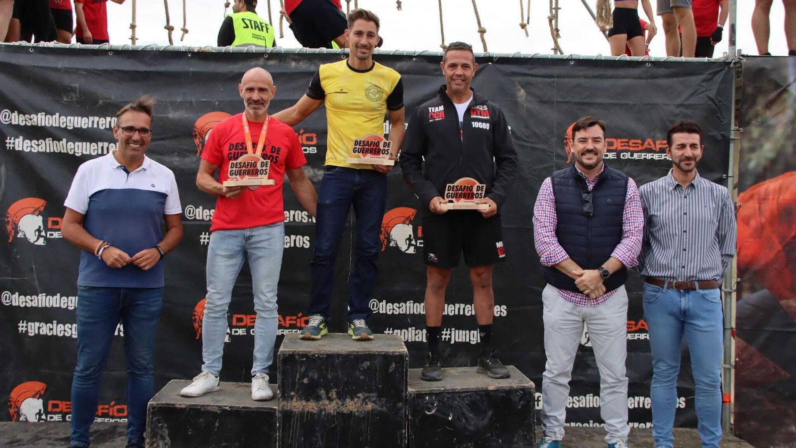 Los tres clasificados de élite para la OCR World Championship