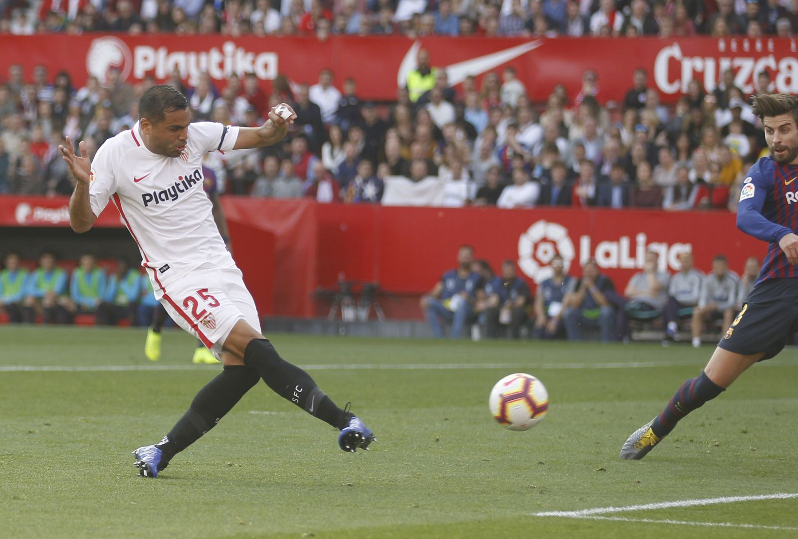 El Sevilla-Barcelona, en imágenees