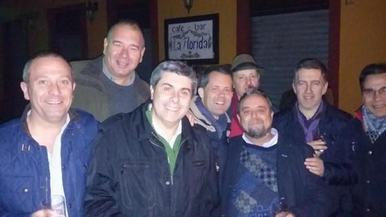 Manuel Mena, José Ramón Cue, Lorenzo Braojo, Francisco Cama, Manuel Grijuela, Manuel Mato y Francisco Muñoz.  Foto: Ignacio Casas de Ciria