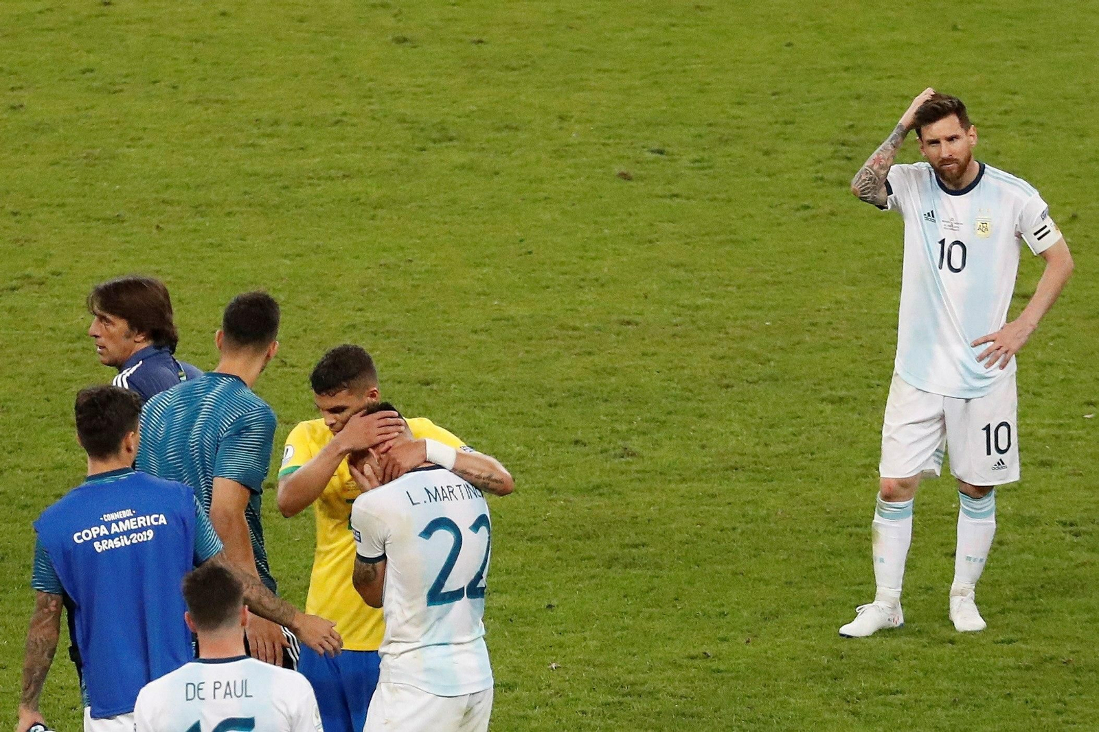 Las imágenes del Brasil-Argentina de la semifinal de la Copa América