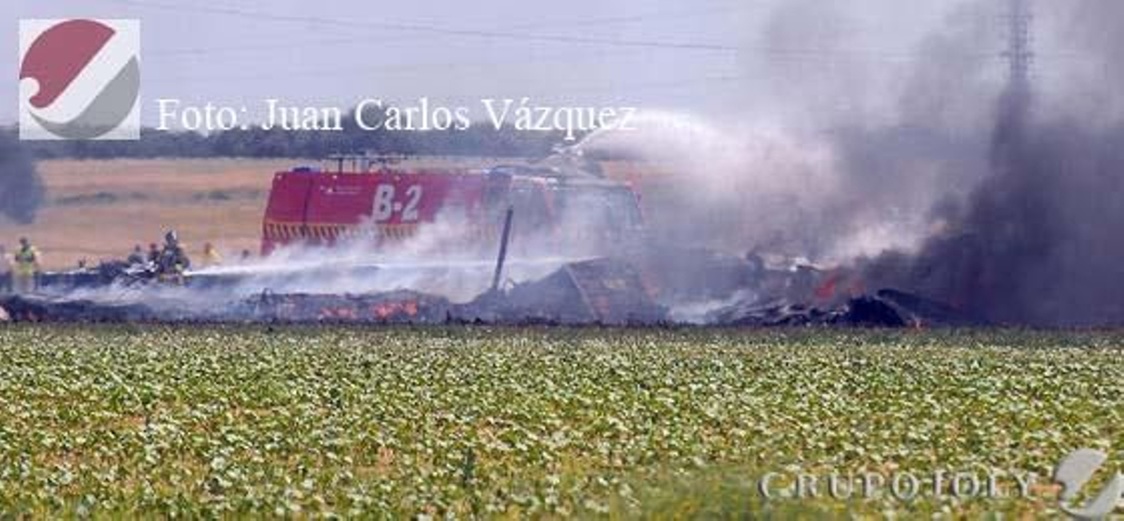 Las imágenes del accidente del A400M