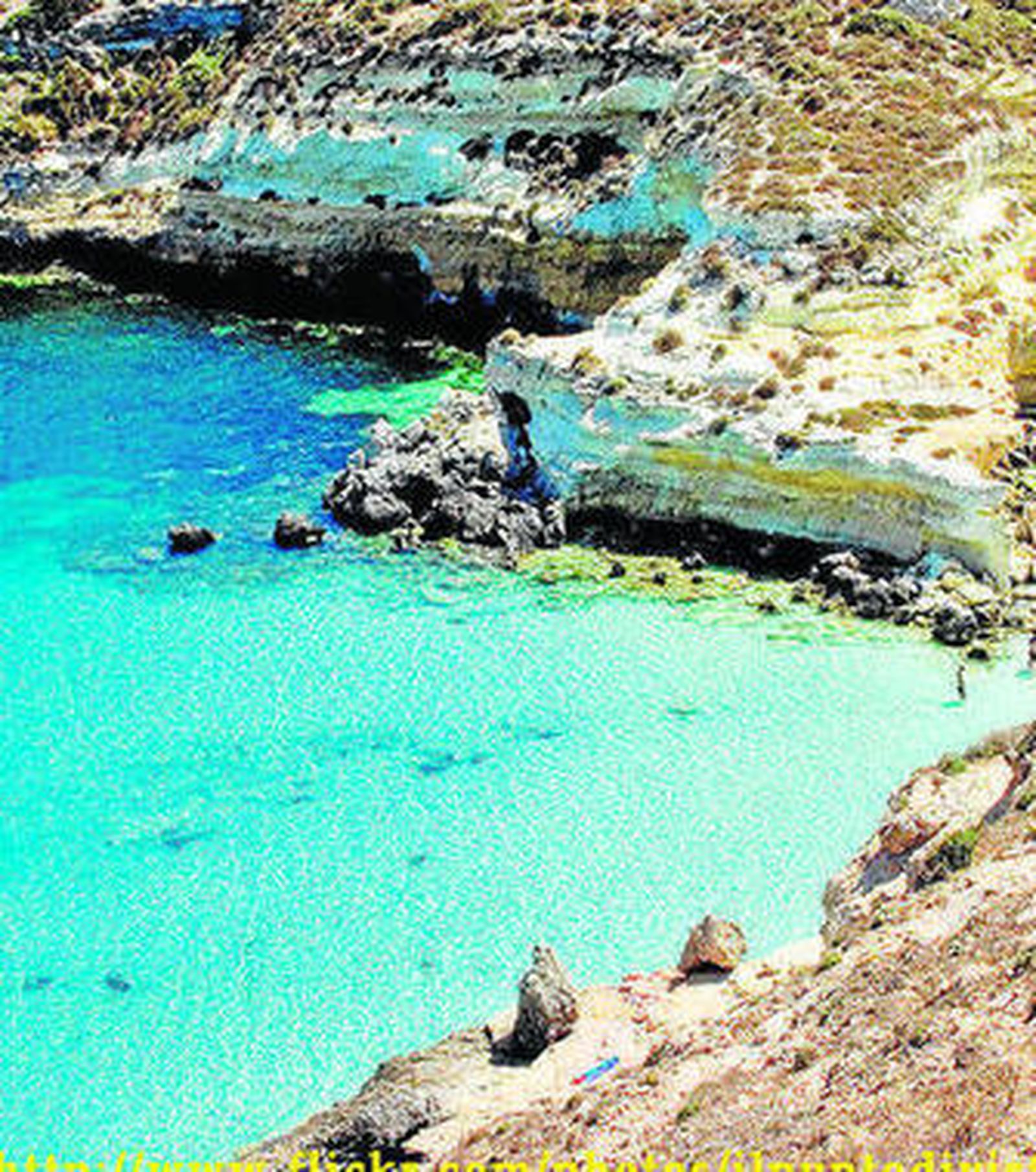 Playa de Isola dei Coinigli, en Lampedusa.