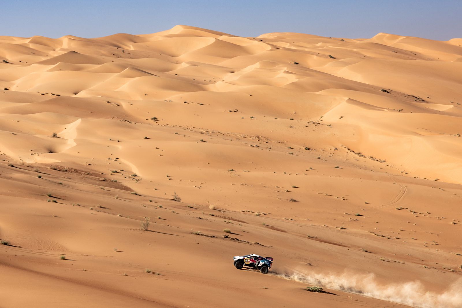Las mejores fotos del Dakar por las dunas