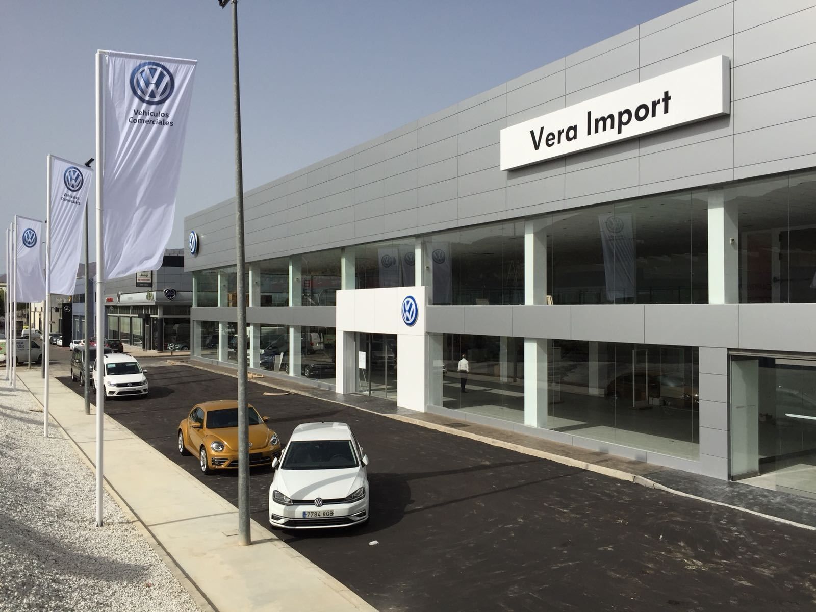 Las nuevas instalaciones de Volkswagen en Huércal de Almería.