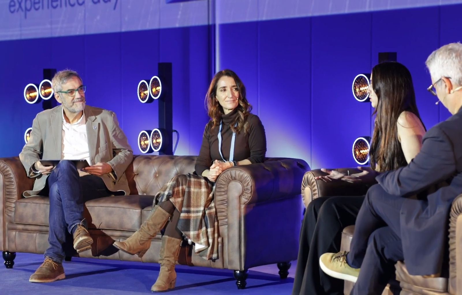 Iñaki Lorente, psicólogo; Ruth Gaspar, enfermera y educadora en diabetes; y Beatríz Gutierrez, miembro de la Federación Española de Diabetes (FEDE).