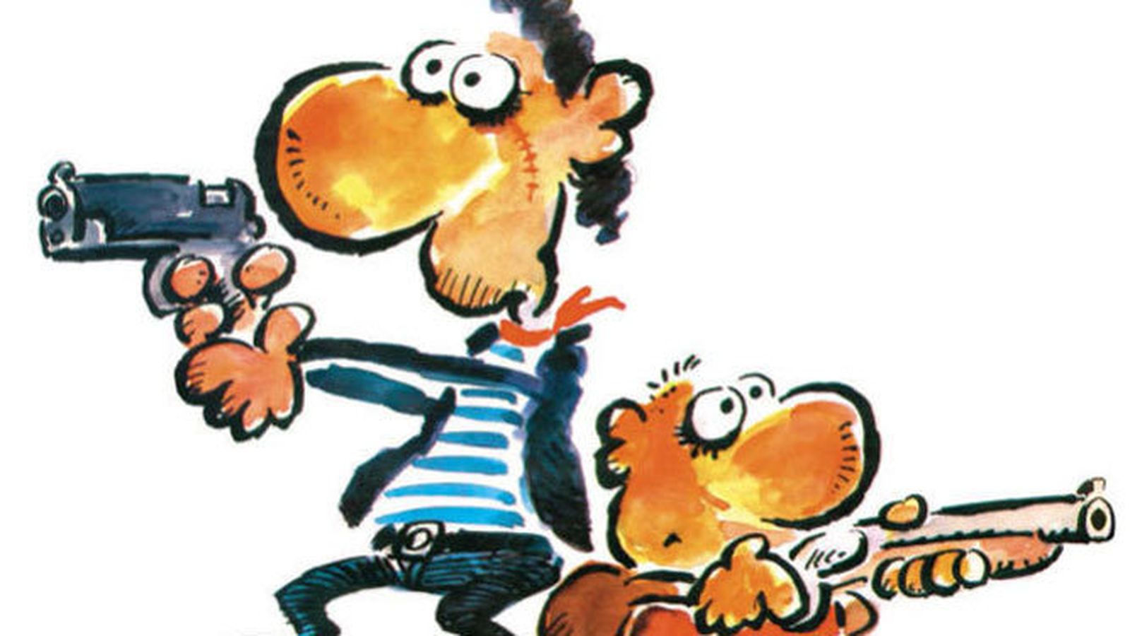 Makinavaja y su inseparable Popeye.