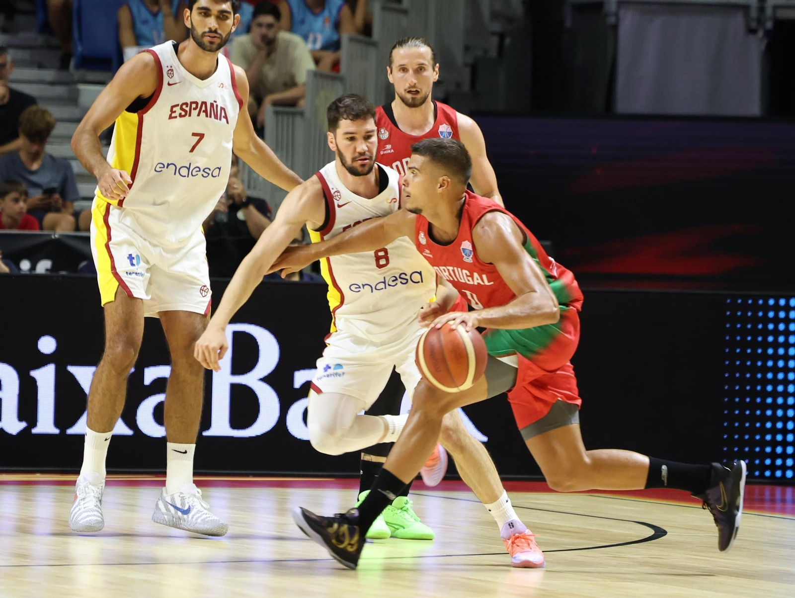 España-Portugal, preparación del Eurobásket en Málaga, en fotos