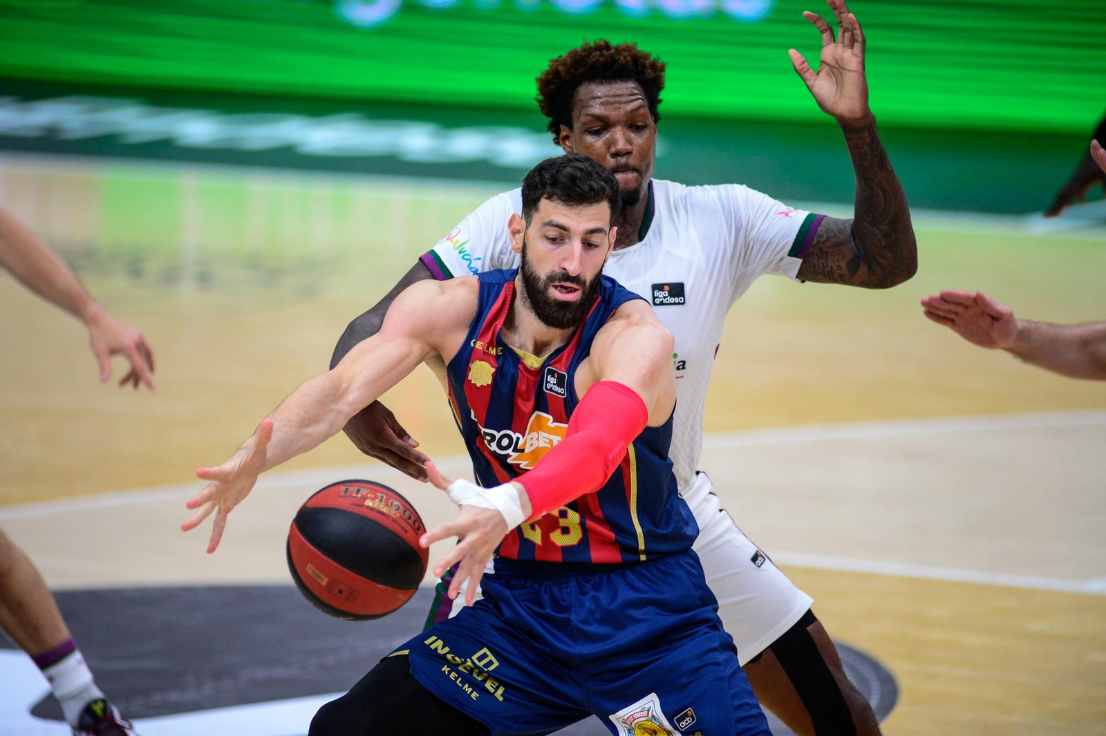 El Baskonia-Unicaja, en fotos