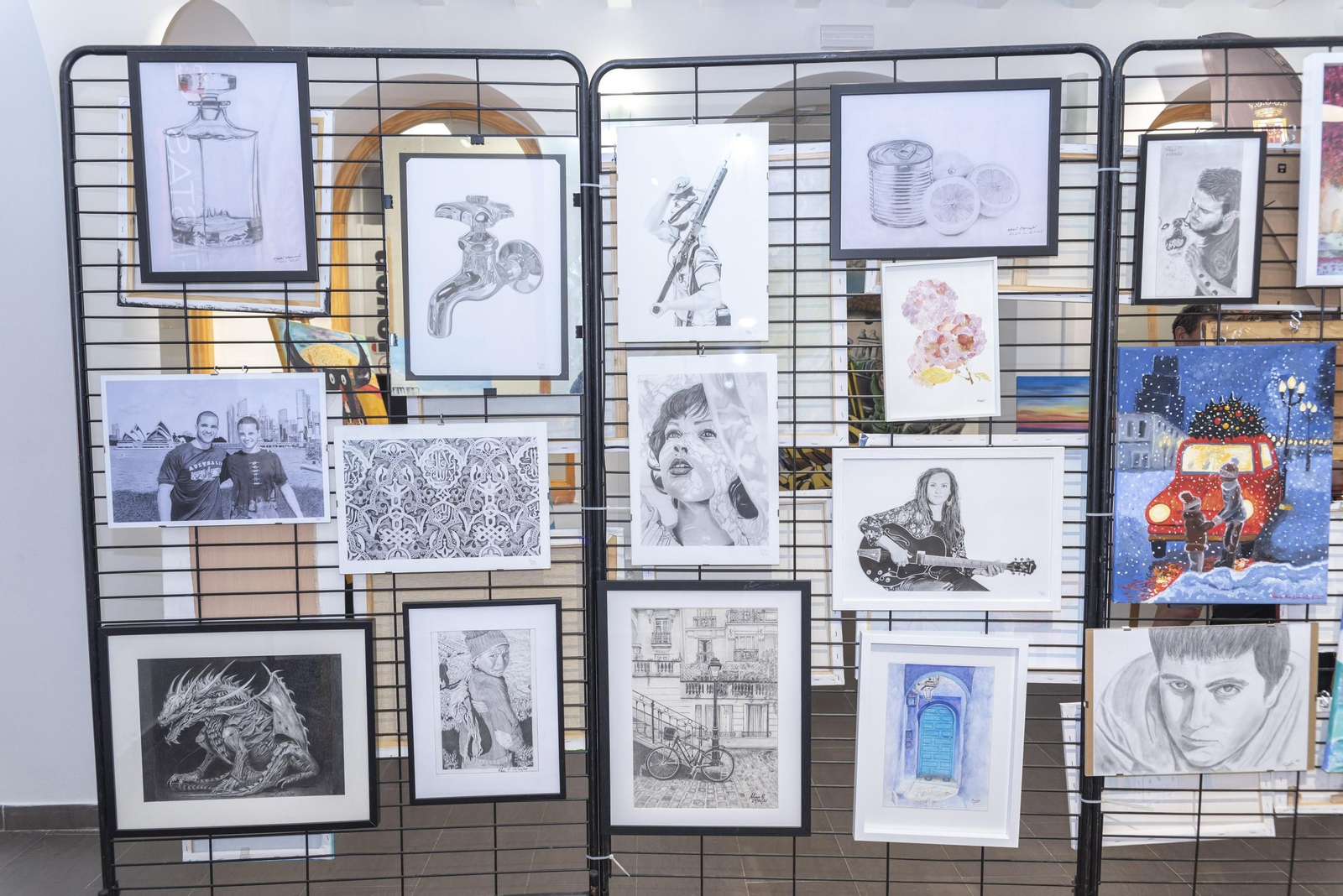 Fotos de las actuaciones y exposición de la Feria del Arte de San Roque 2025