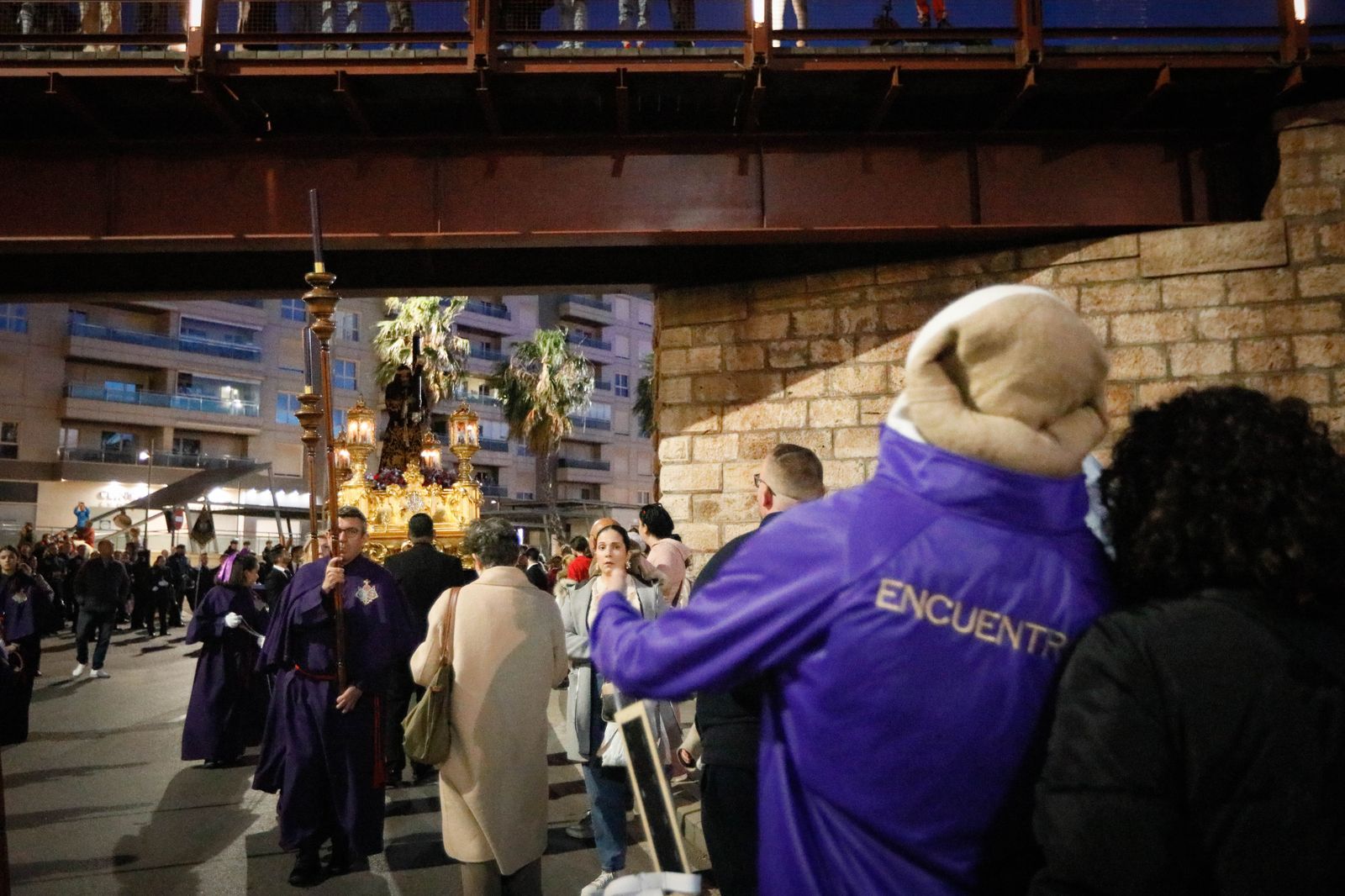 La procesión del Encuentro, en imágenes