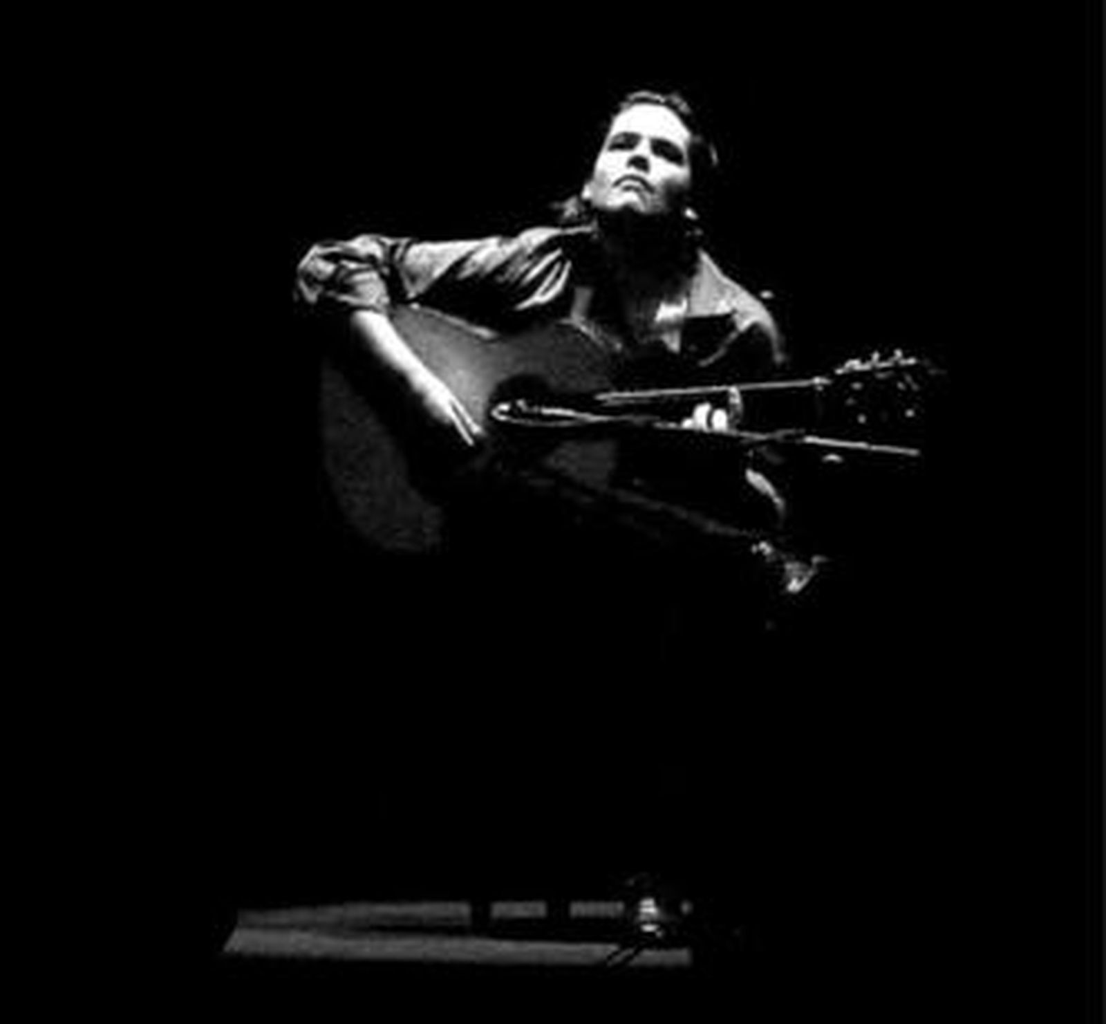 El guitarrista Francisco León, que quedó en segundo lugar, en un momento de su actuación.