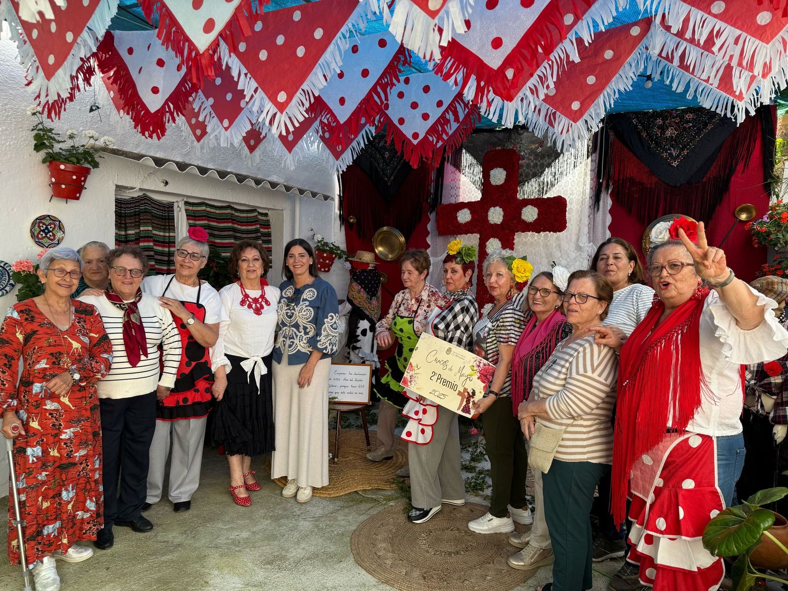 Una de las cruces presentadas este año en La Herradura