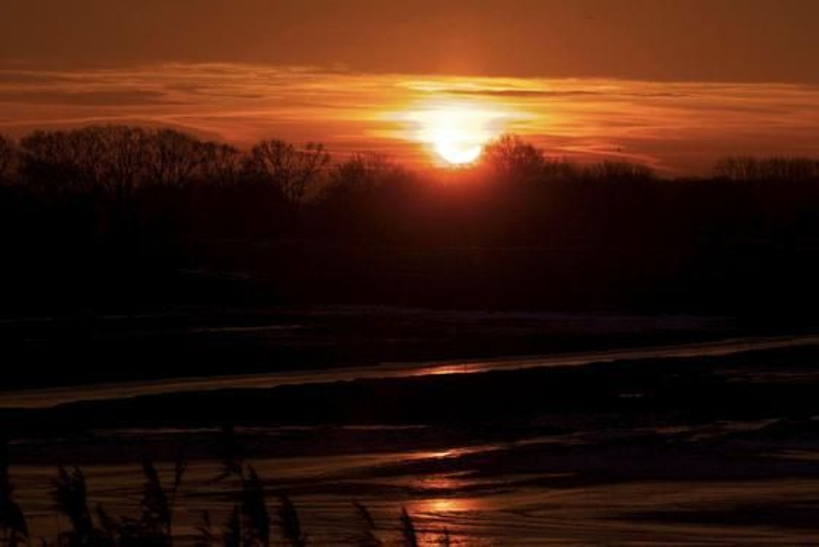 El primer eclipse del año.

Foto: AFP/Reuters