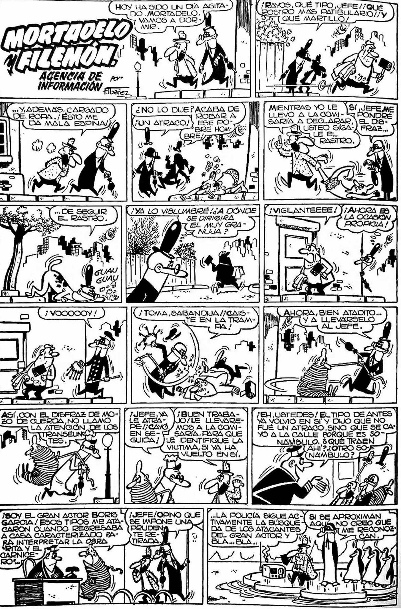 La serie 'Mortadelo y Filemón, Agencia de Información' debutó el 20 de enero de 1958 en la revista 'Pulgarcito'.