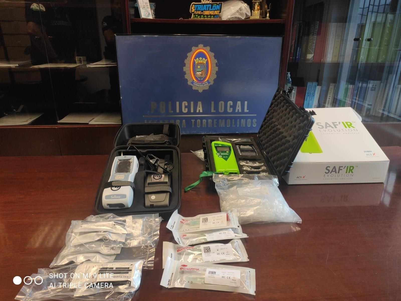 Los equipos de detección de alcohol y drogas de la Policía Local.