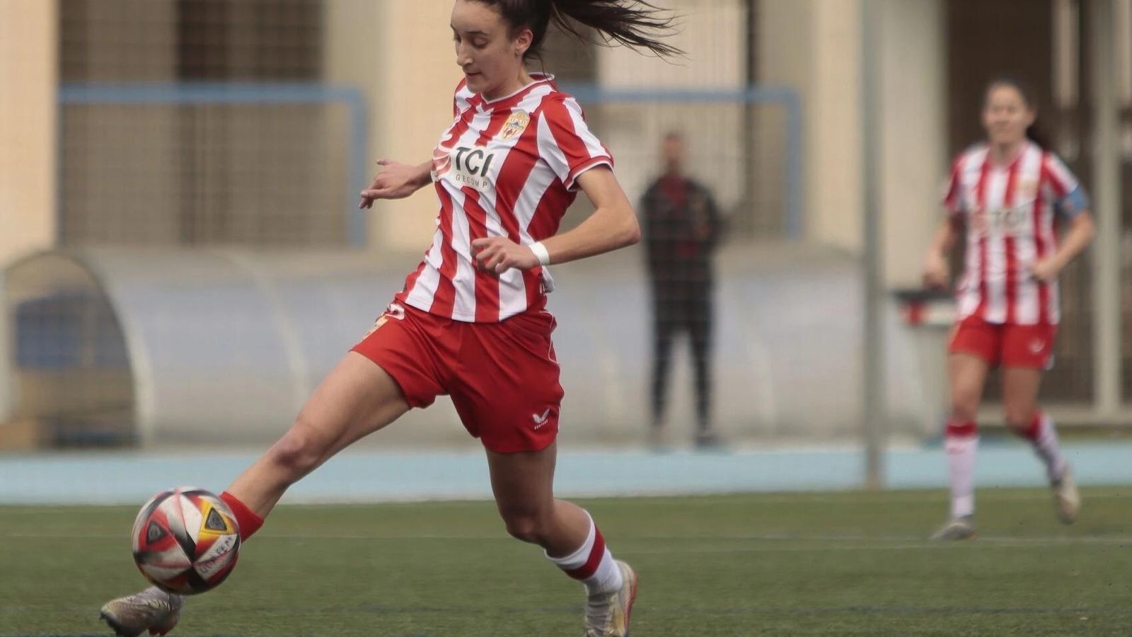 Carla Aguilar está siendo una de las jugadoras más destacadas del cuadro almeriense.