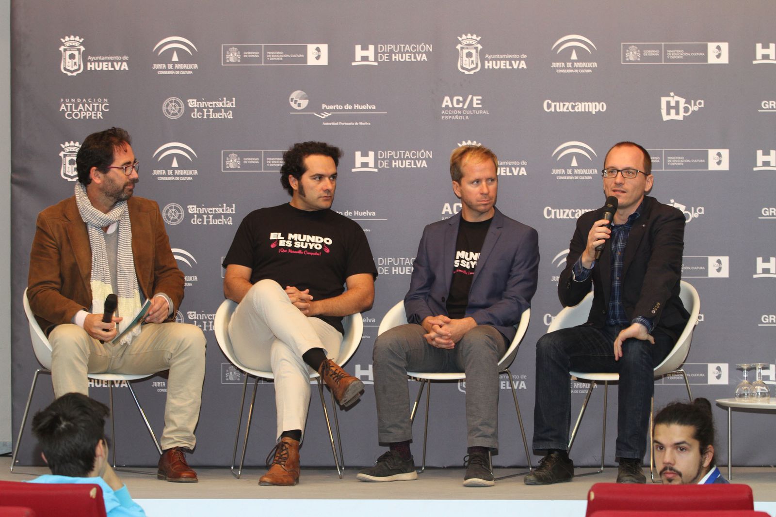 Alfonso Sánchez y Alberto López Premio Luz del Festival de Cine Iberoamericano de Huelva