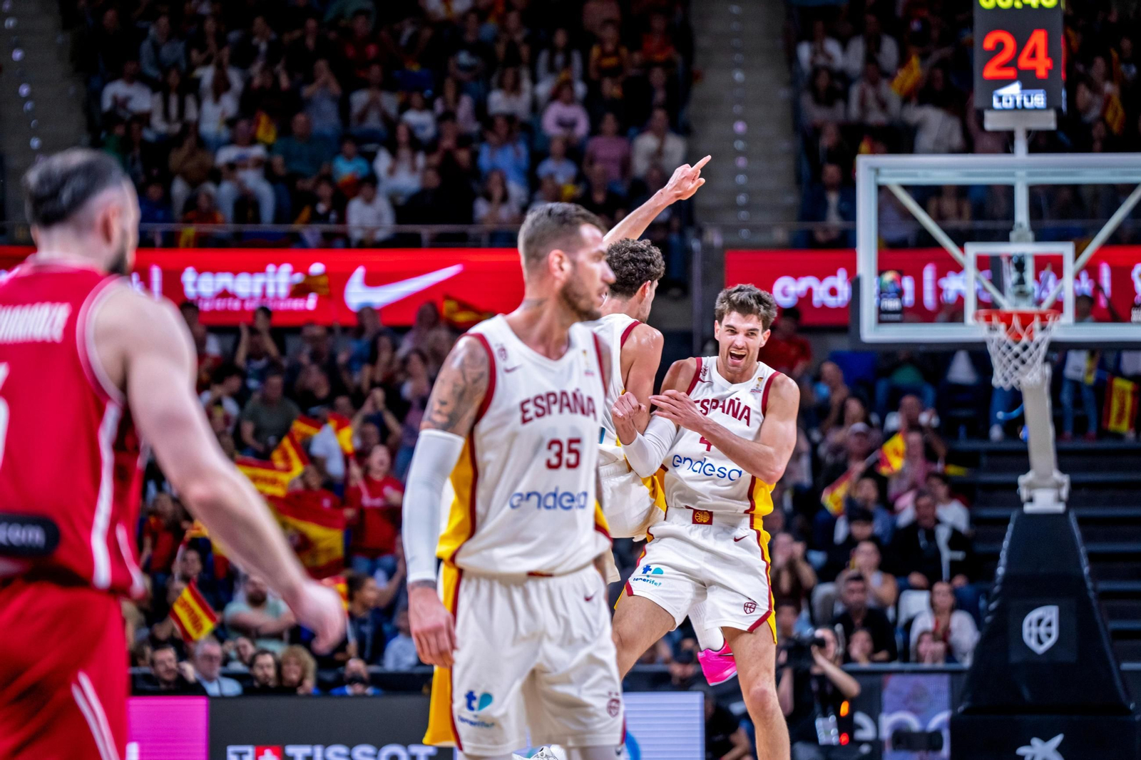 Las fotos del España-Georgia de baloncesto