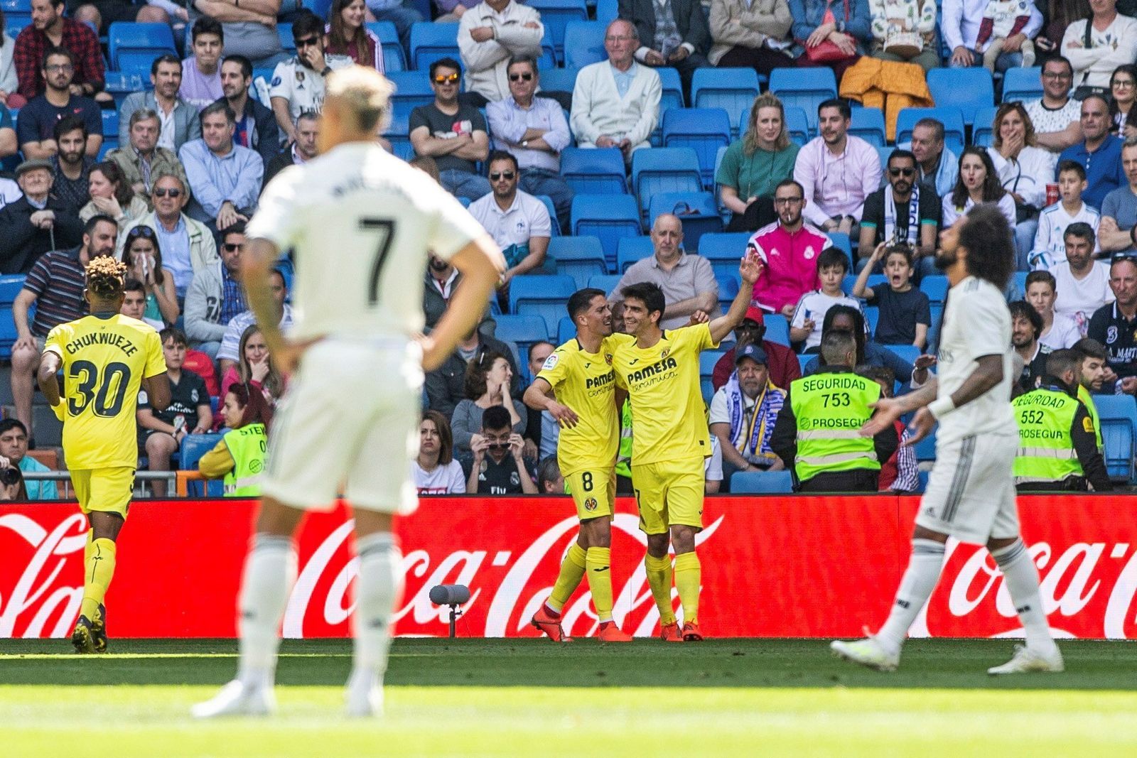 El Real Madrid - Villarreal, en imágenes