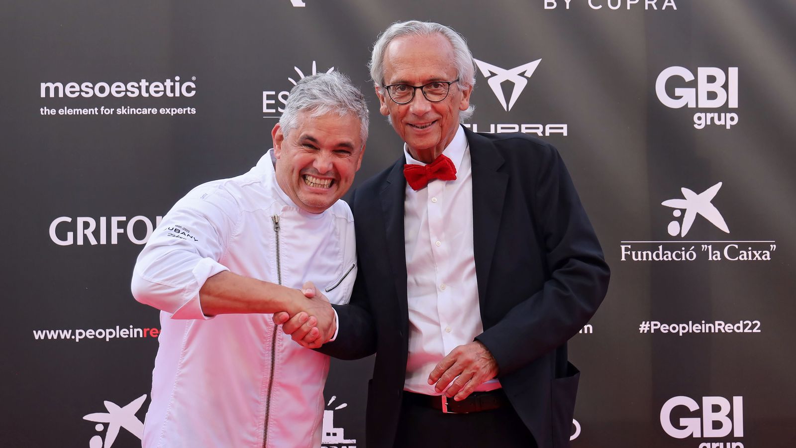 El chef Nandu Jubany el doctor Bonaventura Clotet