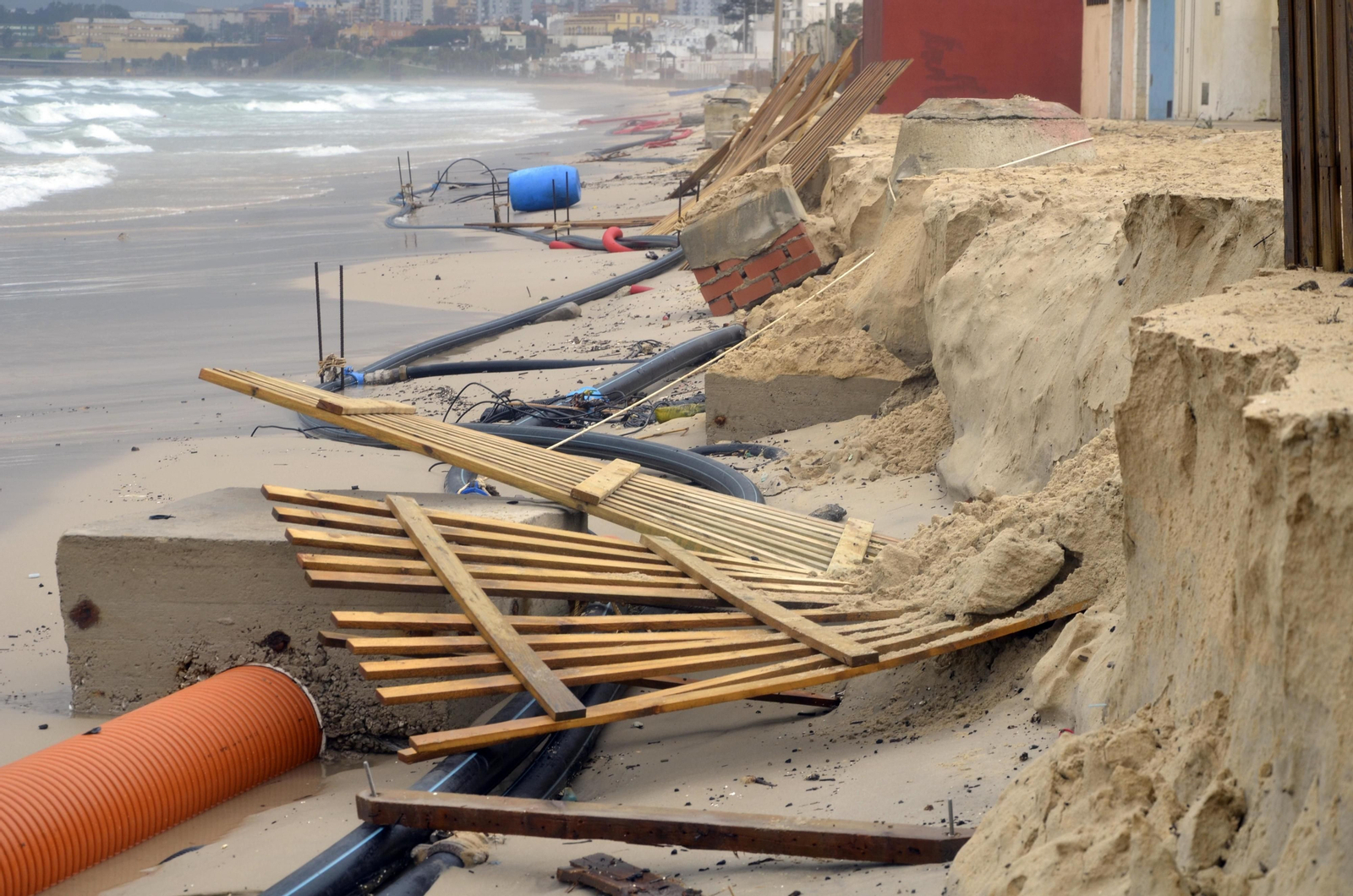 Imágenes de los efectos del temporal en El Rinconcillo