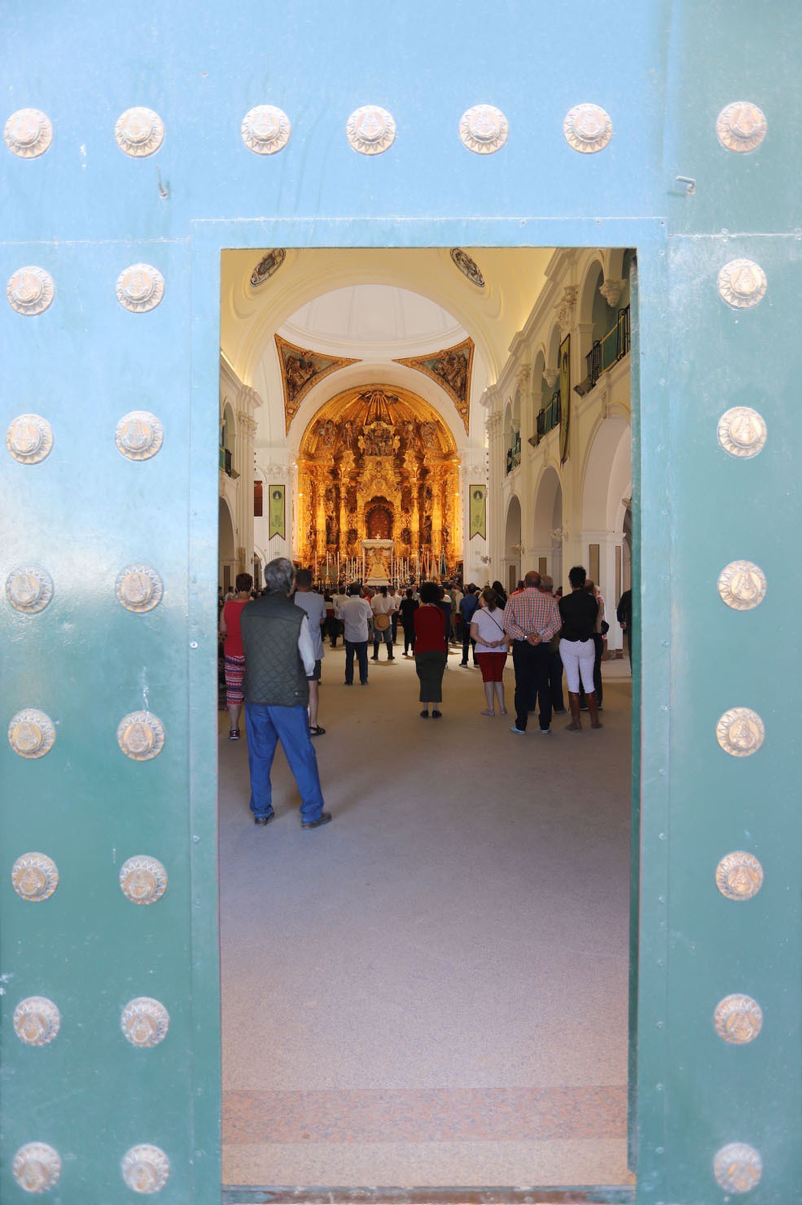 Imágenes del inicio de la Romería en la aldea almonteña