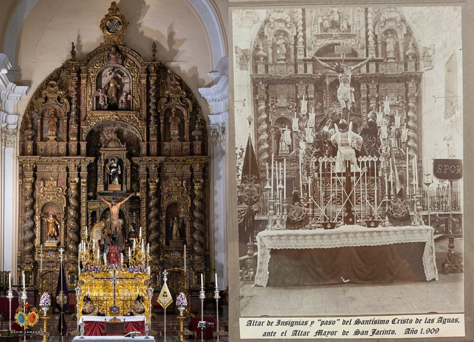 Las Aguas recrea en San Jacinto su propia historia con un altar de 1909