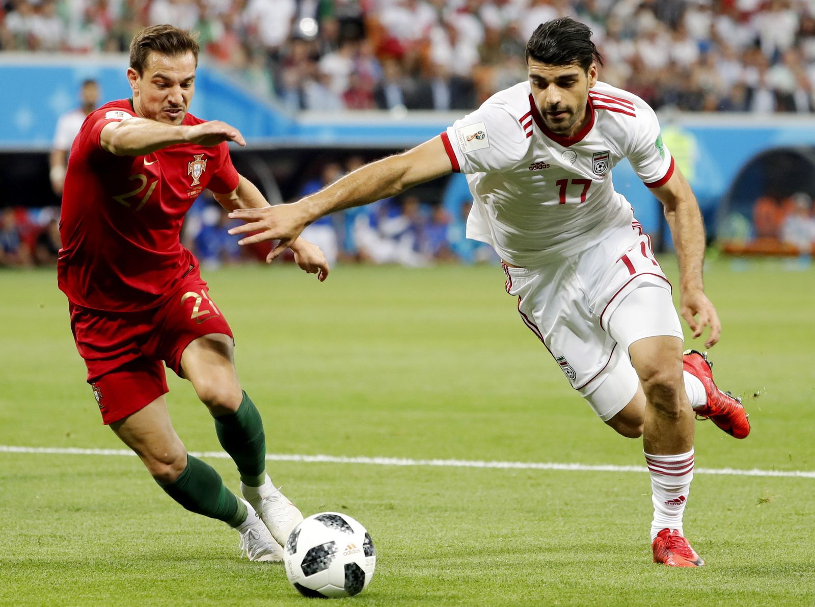 Las imágenes del Irán-Portugal