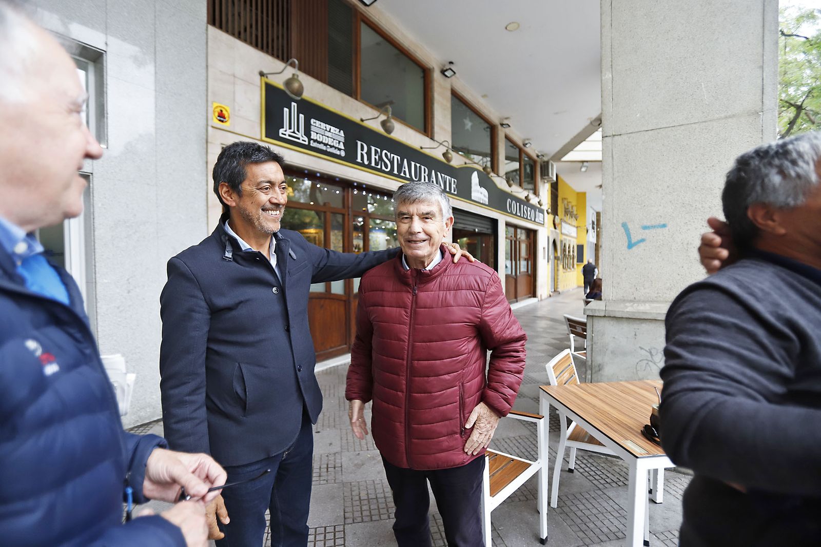 Imágenes de la emotiva visita de Luzardo y Alzugaray a Huelva Información