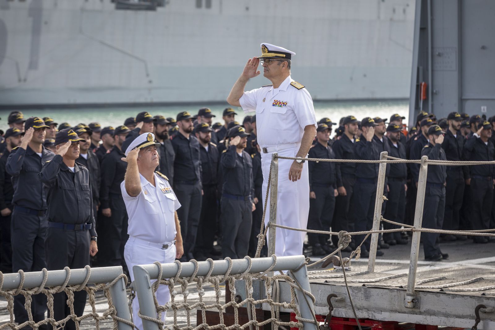 Salida de la fragata 'Reina Sofía'