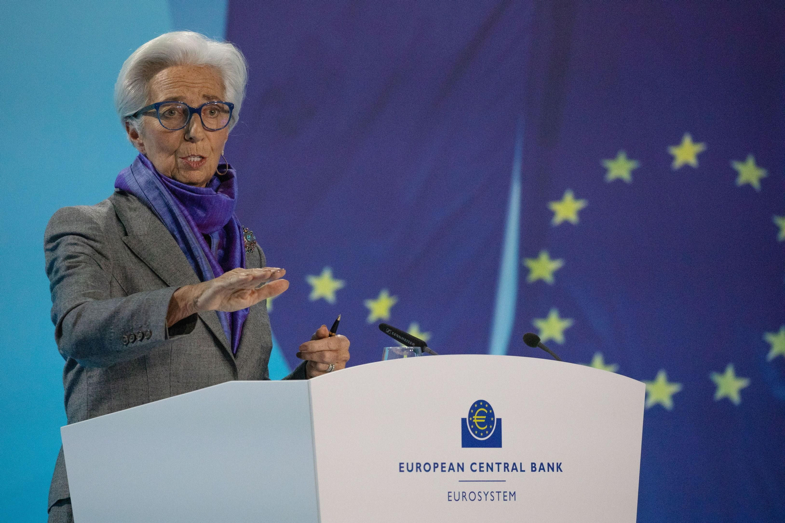 Christine Lagarde, presidenta del BCE