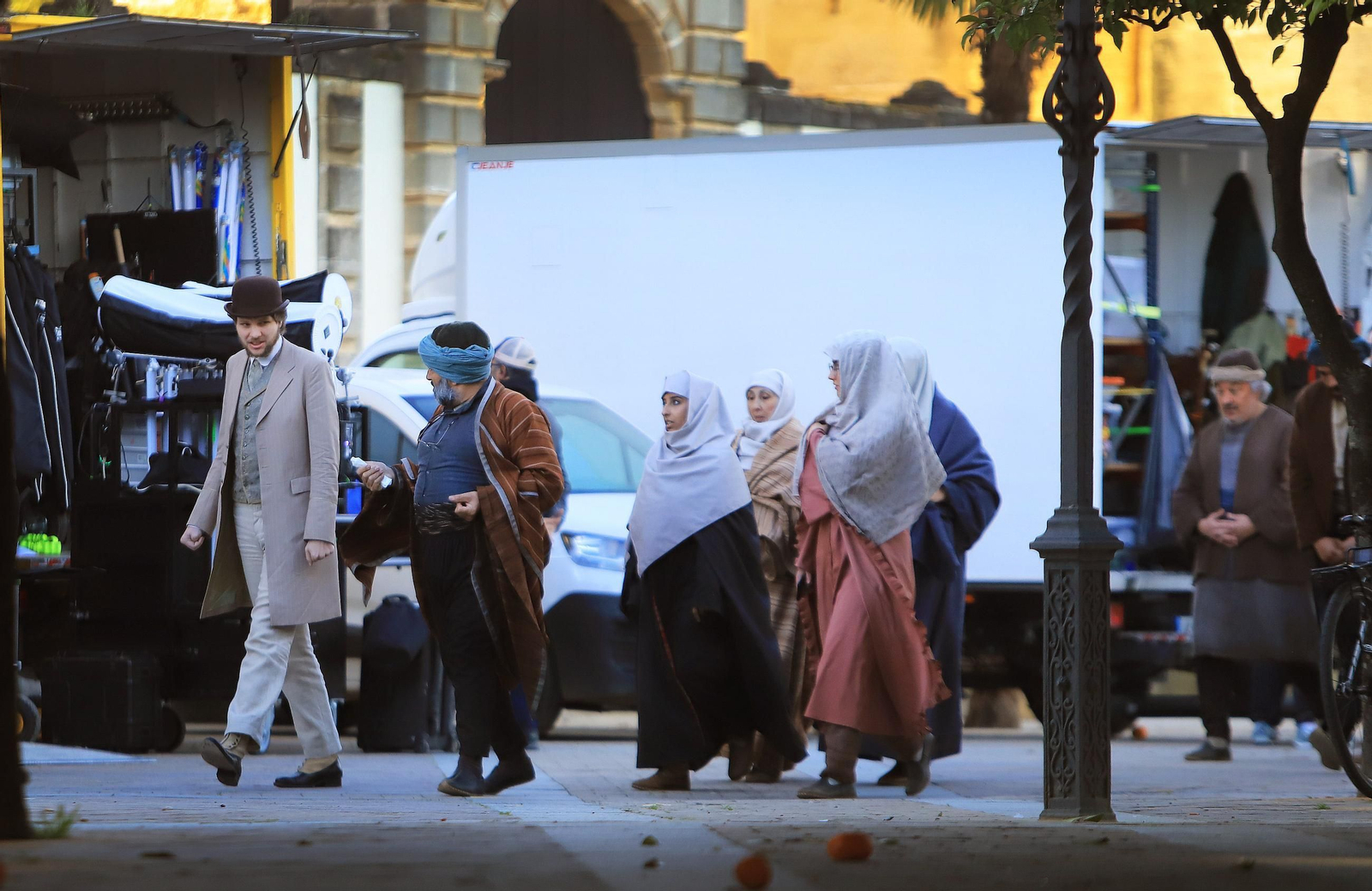 Último día de rodaje en Jerez de la serie Young Holmes