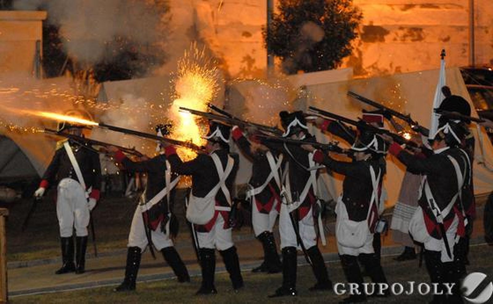 Recreación de la batalla del Portazgo.

Foto: Rioja