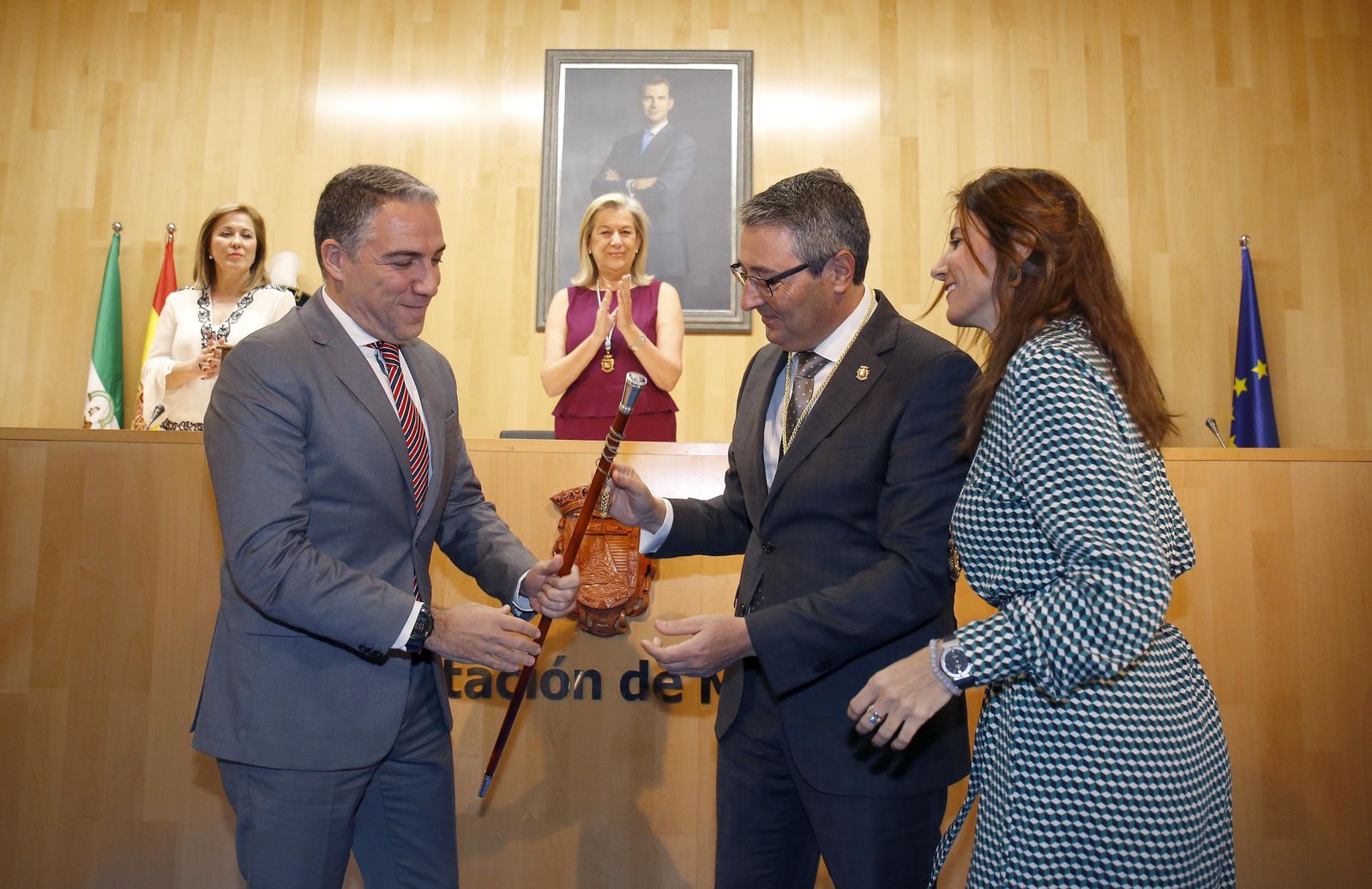 Las imágenes de la investidura de Francisco Salado como presidente de la Diputación de Málaga