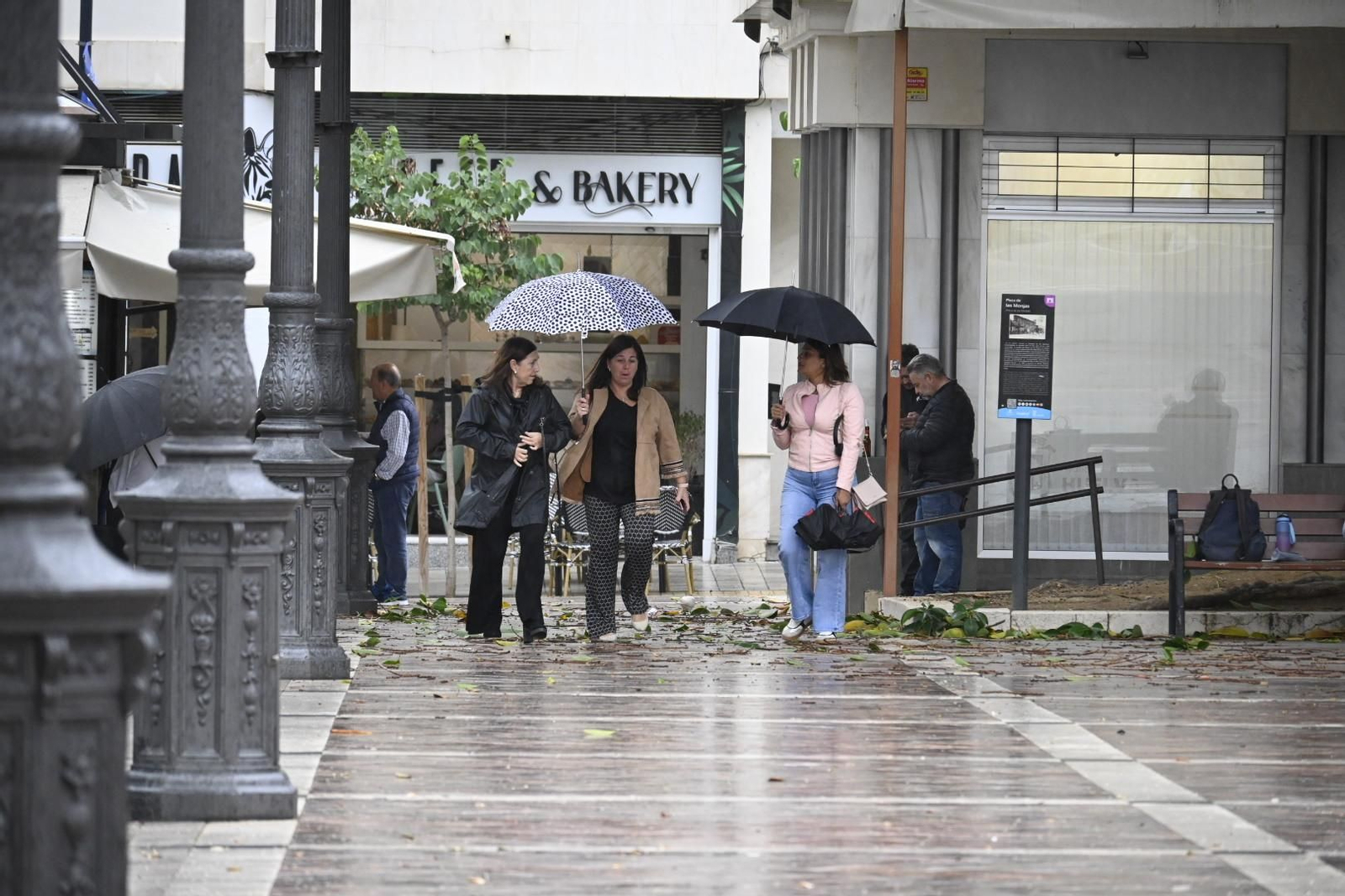 Imágenes del temporal a su paso por Huelva