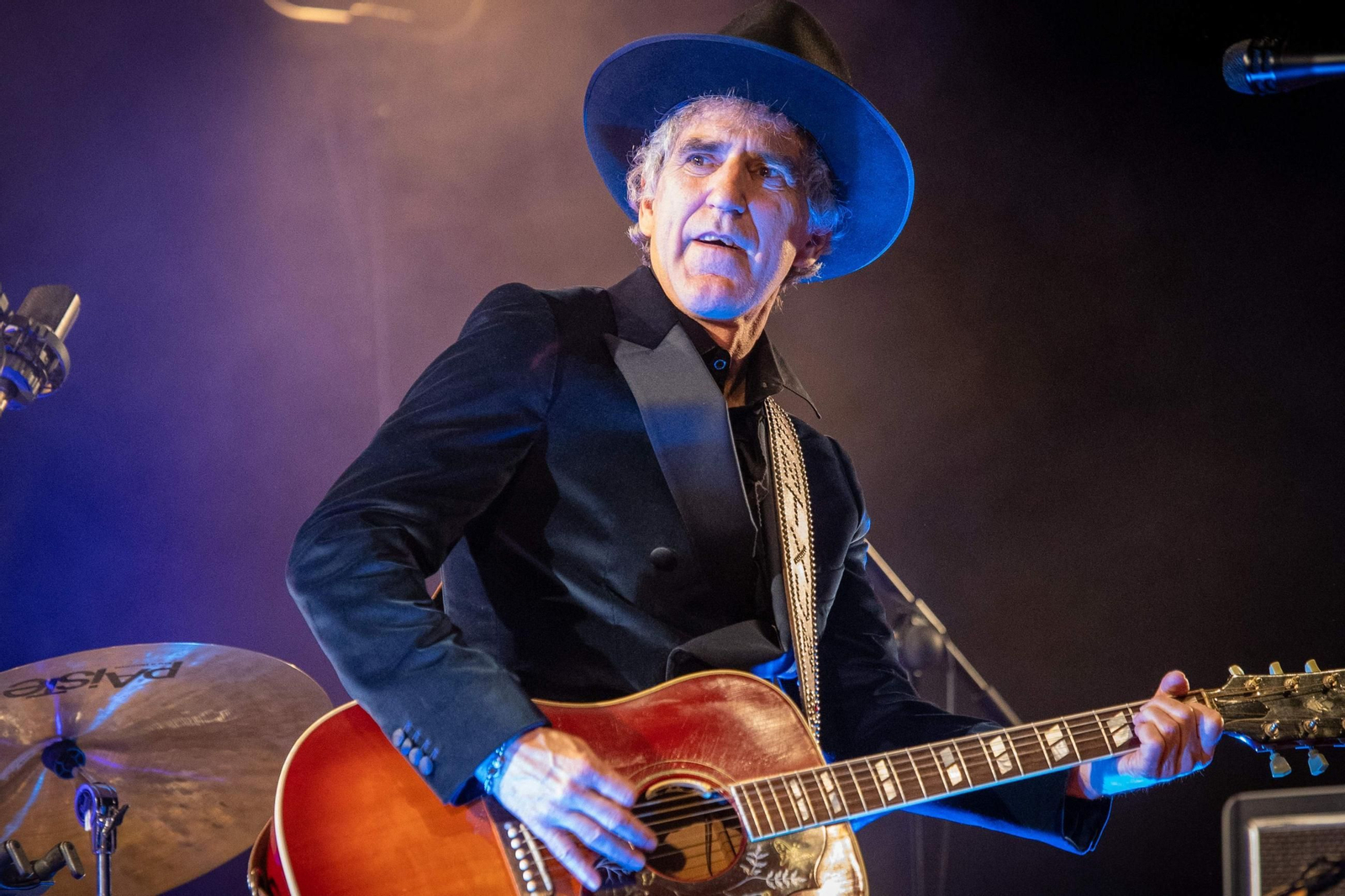 Mikel Erentxun, en un concierto a principios de año.