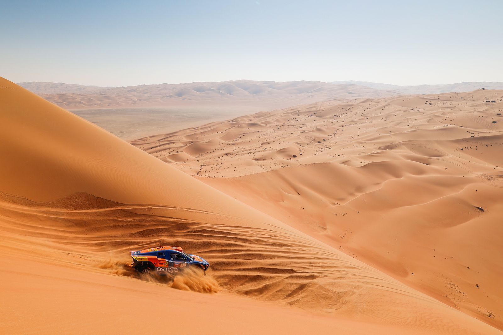 Las mejores fotos del Dakar por las dunas