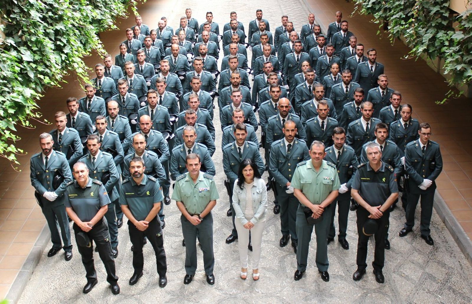 Los nuevos agentes de la Guardia Civil