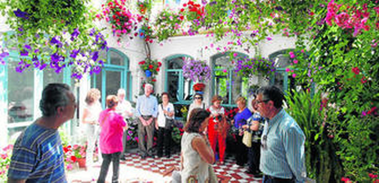 Patio de la calle Manchado, número 6.