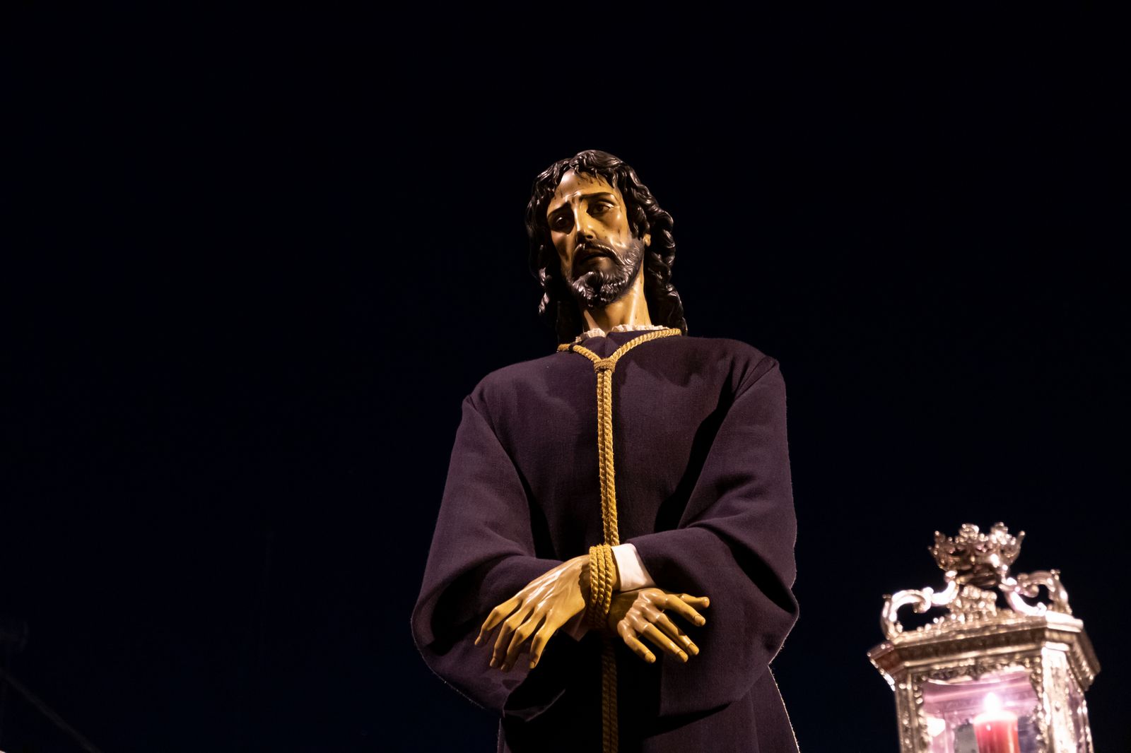 El vía crucis del Cautivo de Santa Genoveva, en imágenes