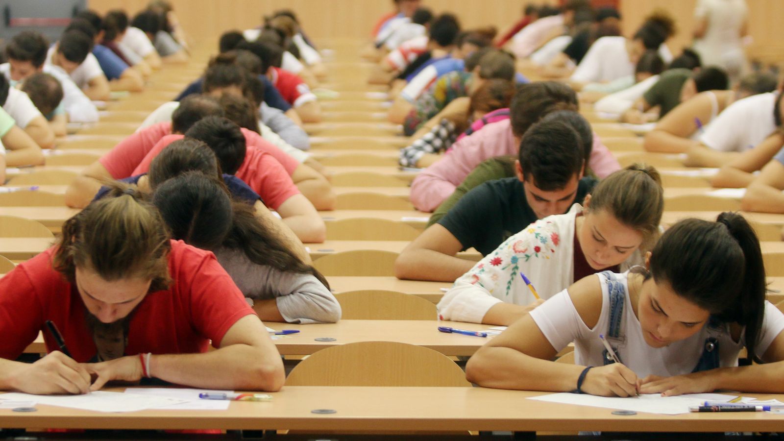 Una de las sedes de los exámanes de Selectividad en una convocatoria anterior.