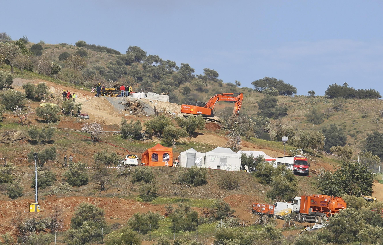 Las imágenes de este miércoles del operativo de rescate de Julen