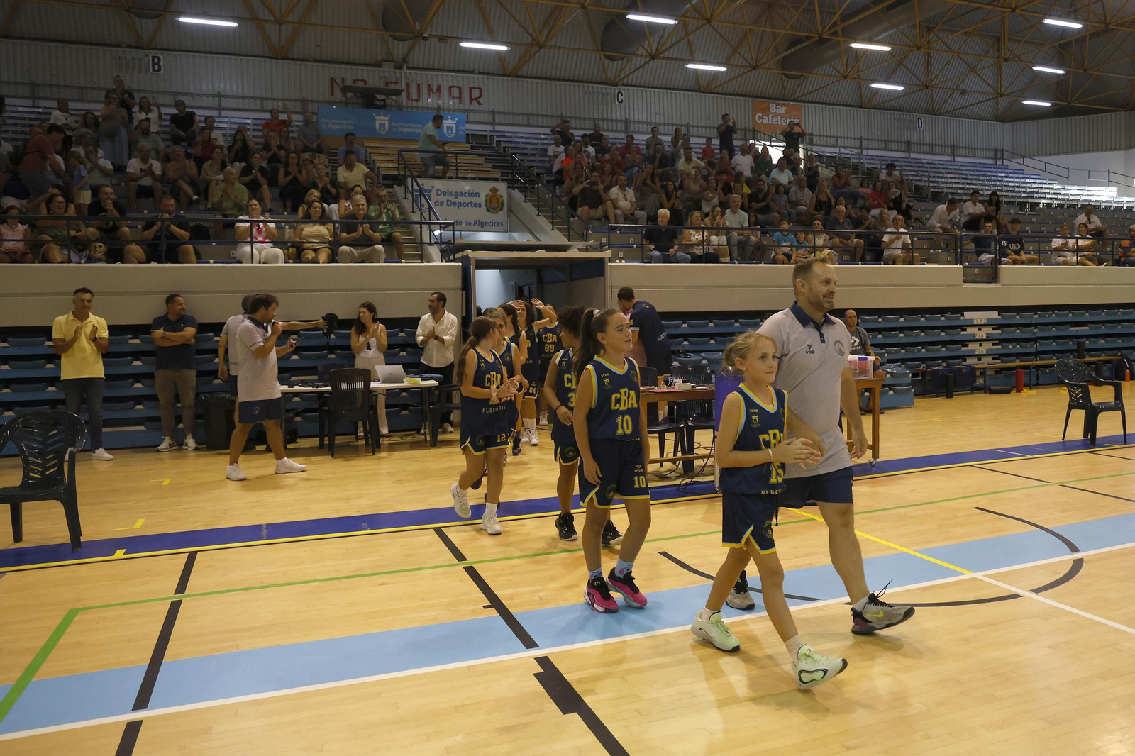 Fotos de la presentación de los equipos de cantera del CB Ciudad de Algeciras