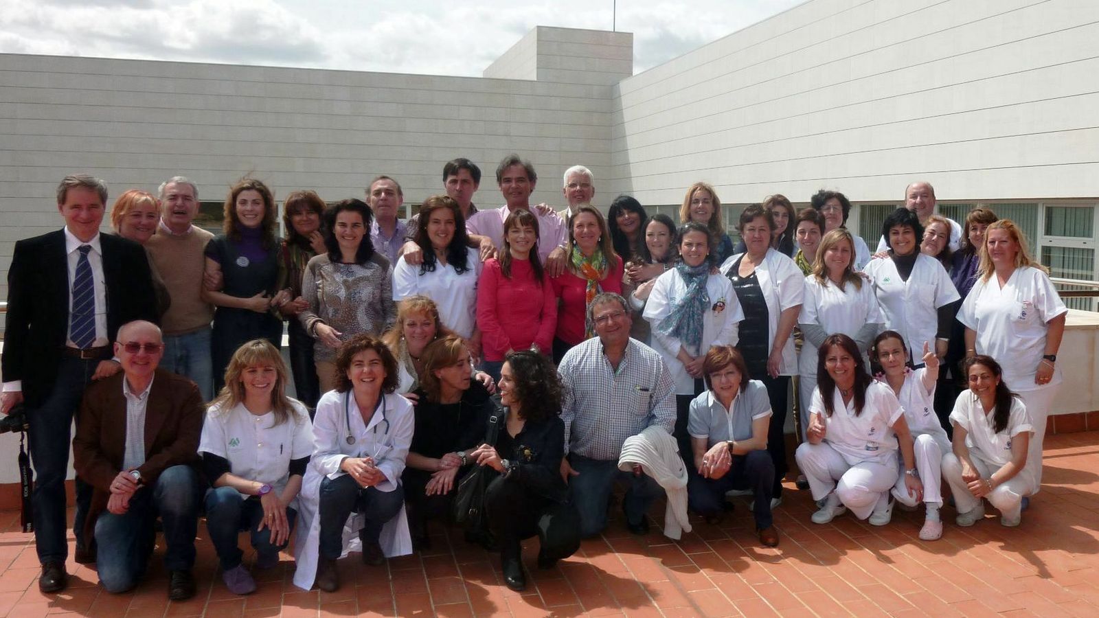 Equipo de profesionales del centro de salud e Olivar de Quinto.